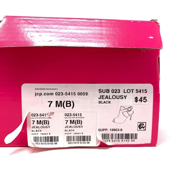 Cosmopolitan Toe Peep Heels Jealousy Sz 7 - Picture 2 of 8